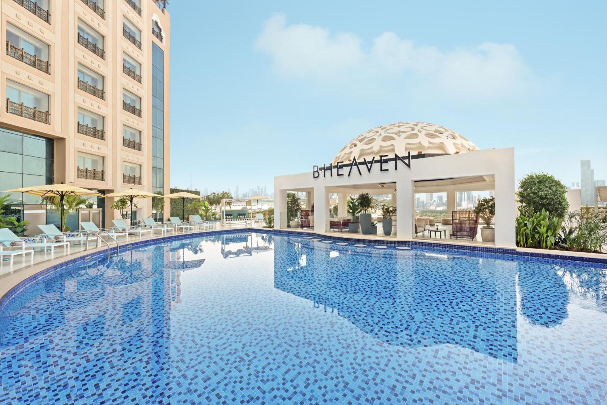 Barcelo Al Jaddaf, Dubai Hotell Eksteriør bilde B'Heaven